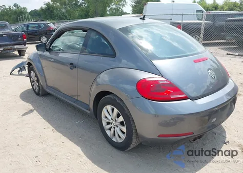 2013 Volkswagen Beetle 2.5L Entry из США, поврежденный, VIN 3VWFP7AT7DM616981